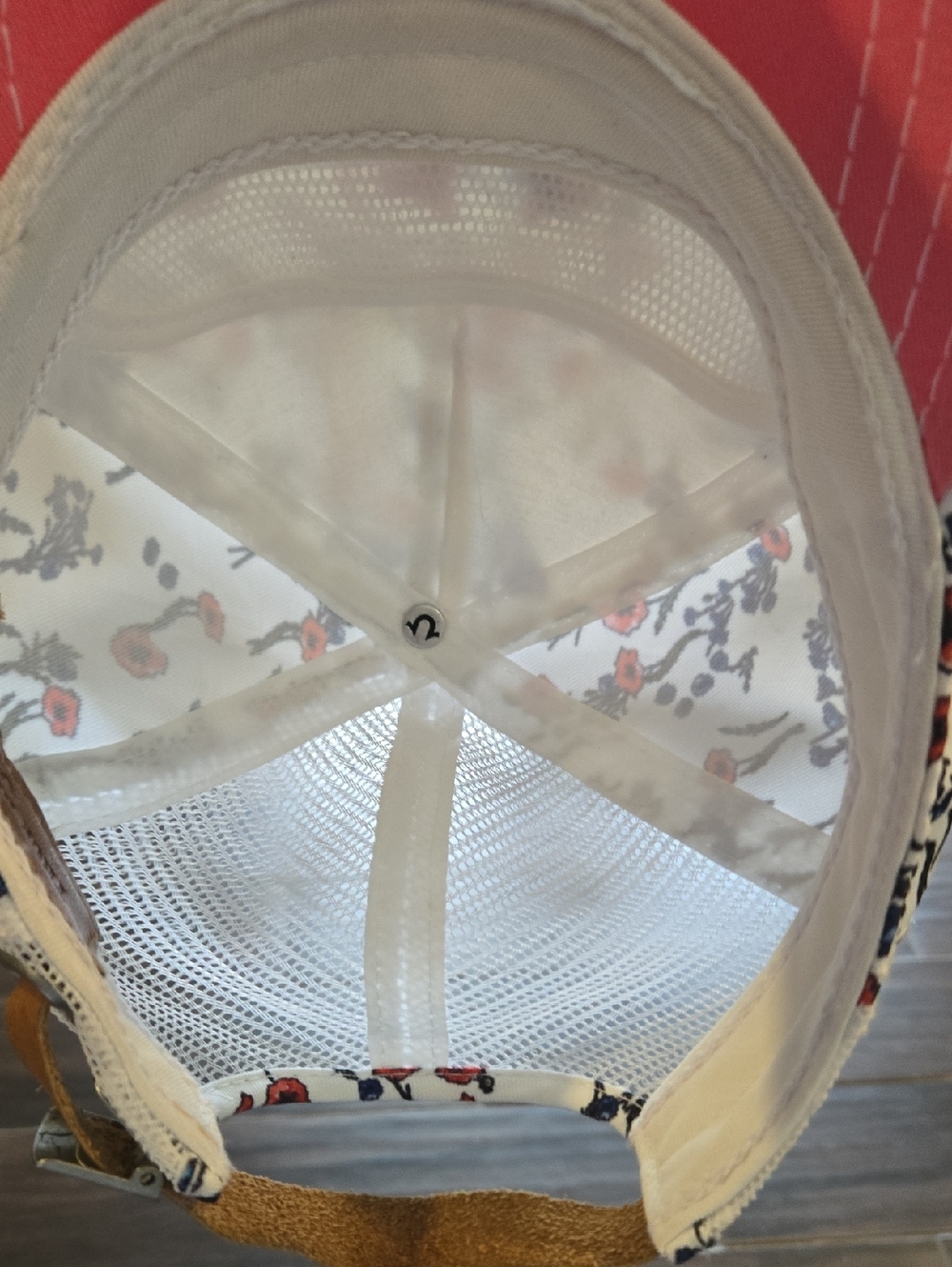 True Religion White Floral Baseball Cap - Picture 6 of 8